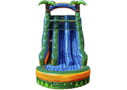 18′ Tropical Emerald Rush Dual Lane